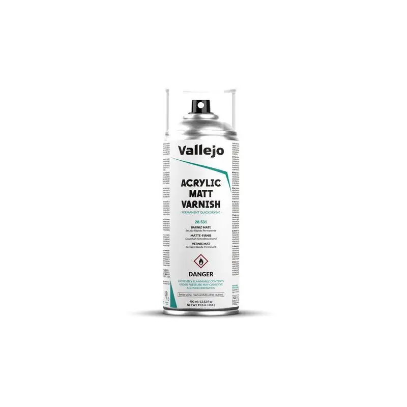 Vernis mat en spray 400 ml - VALLEJO 28531