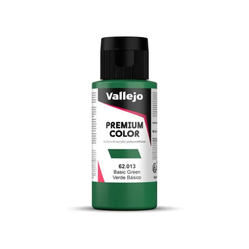 Peinture acrylique Premium Color Basic Green 60ml - VALLEJO 62013
