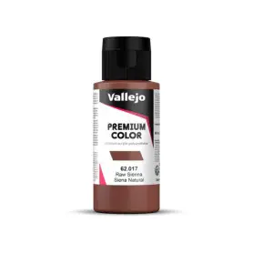 Peinture acrylique Premium Color Raw Sienna 60ml - VALLEJO 62017