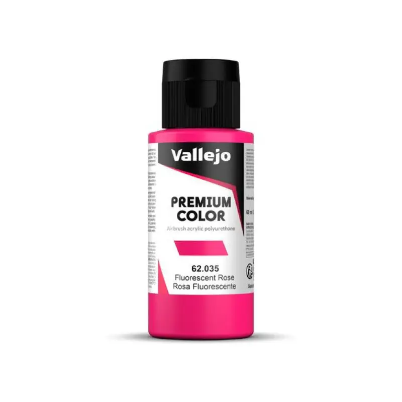 Peinture acrylique Premium Color Rose Fluo 60ml - VALLEJO 62035