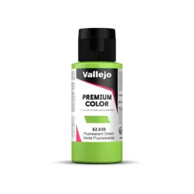 Peinture acrylique Premium Color Green Fluo 60ml - VALLEJO 62039