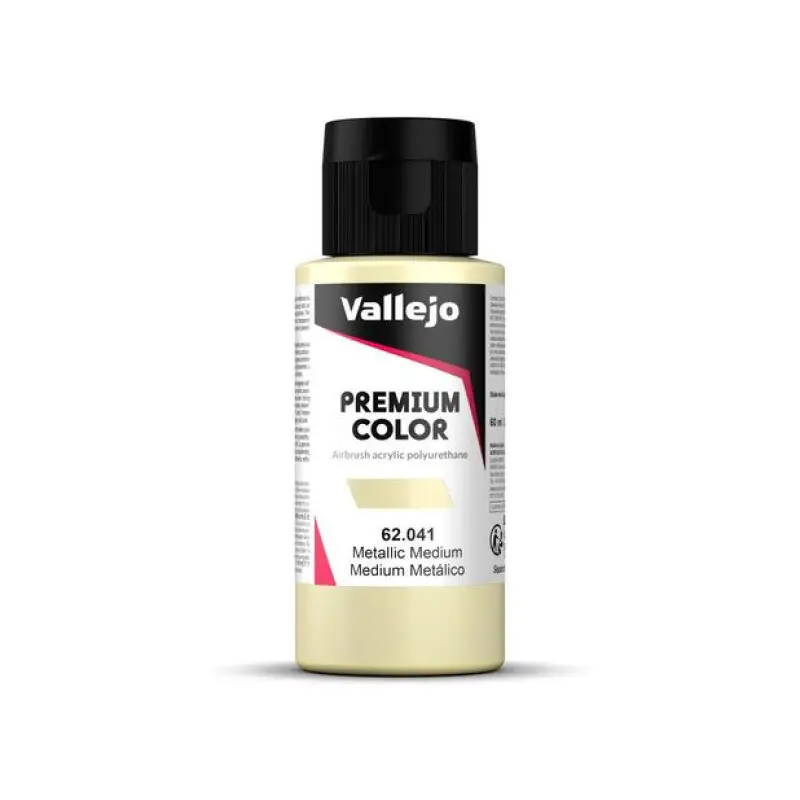Peinture acrylique Premium Color Metallic Medium 60ml - VALLEJO 62041