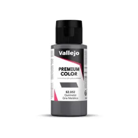 Peinture acrylique Premium Color Gunmetal 60ml - VALLEJO 62052