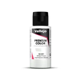 Peinture acrylique Premium Color White Primer 60ml - VALLEJO 62061