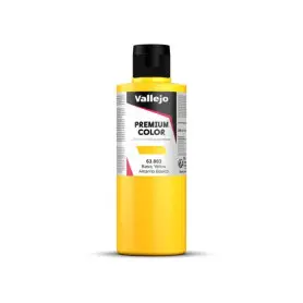 Peinture acrylique Premium Color Basic Yellow 200ml - VALLEJO 63003