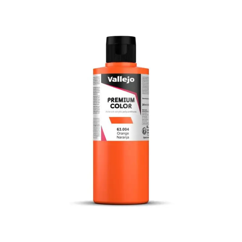 Peinture acrylique Premium Color Orange 200ml - VALLEJO 63004