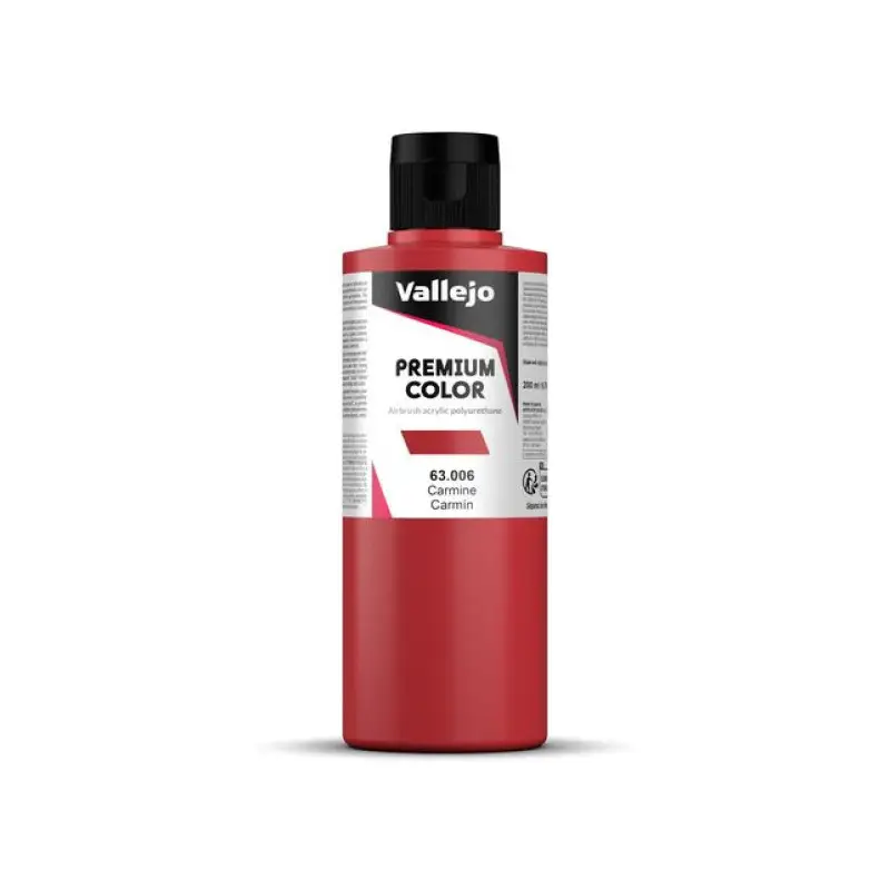 Peinture acrylique Premium Color Carmine 200ml - VALLEJO 63006
