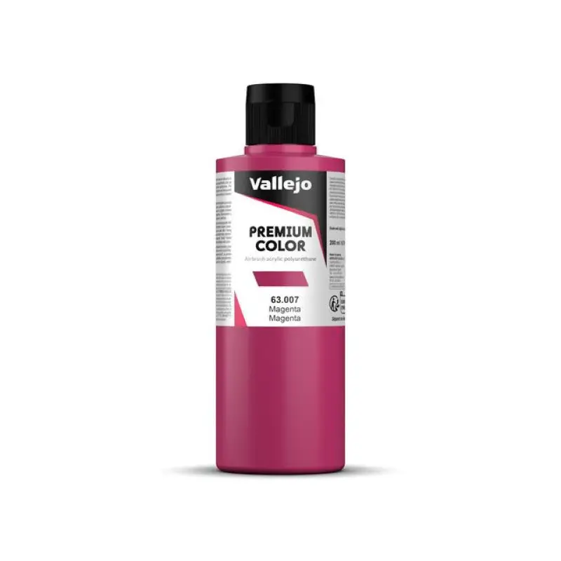 Peinture acrylique Premium Color Magenta 200ml - VALLEJO 63007