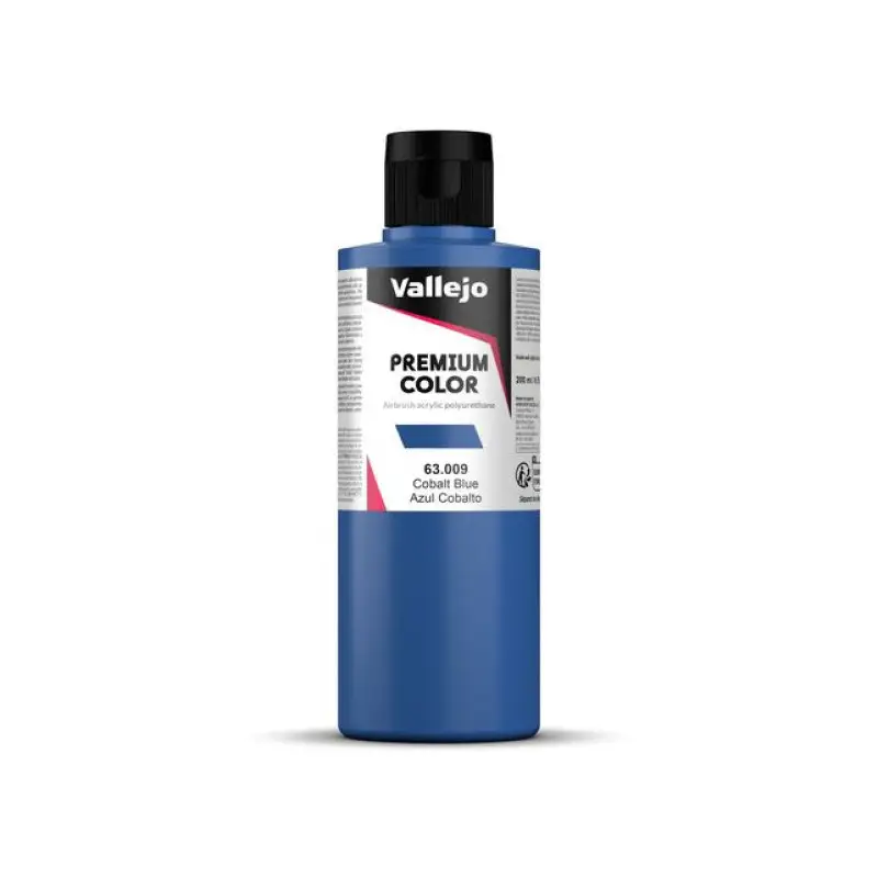 Peinture acrylique Premium Color Cobalt Blue 200ml - VALLEJO 63009
