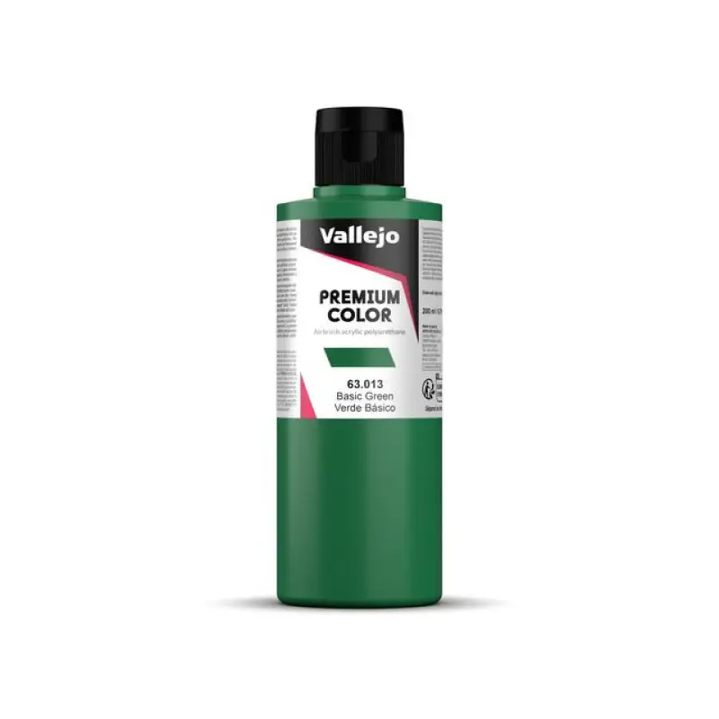 Peinture acrylique Premium Color Basic Green 200ml - VALLEJO 63013