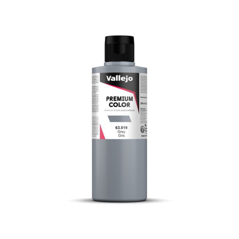 Peinture acrylique Premium Color Grey 200ml - VALLEJO 63019