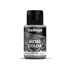 Peinture acrylique Metal Color Aluminium 32ml - VALLEJO 77701