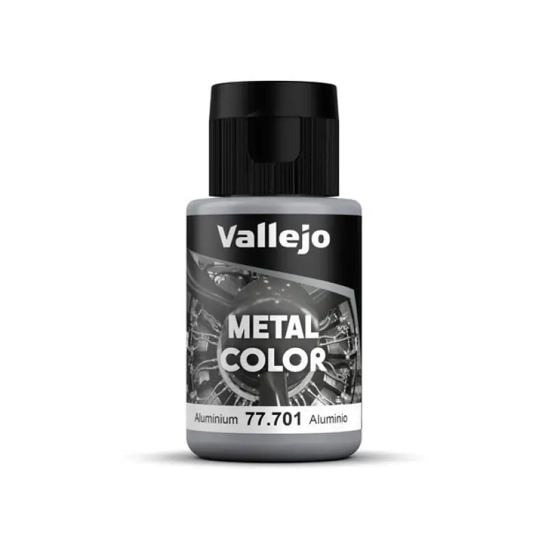 Peinture acrylique Metal Color Aluminium 32ml - VALLEJO 77701