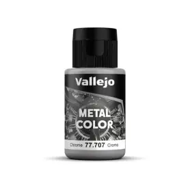 Peinture acrylique Metal Color Chrome 32ml - VALLEJO 77707