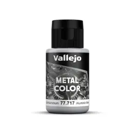 Peinture acrylique Metal Color Dull Aluminium 32ml - VALLEJO 77717