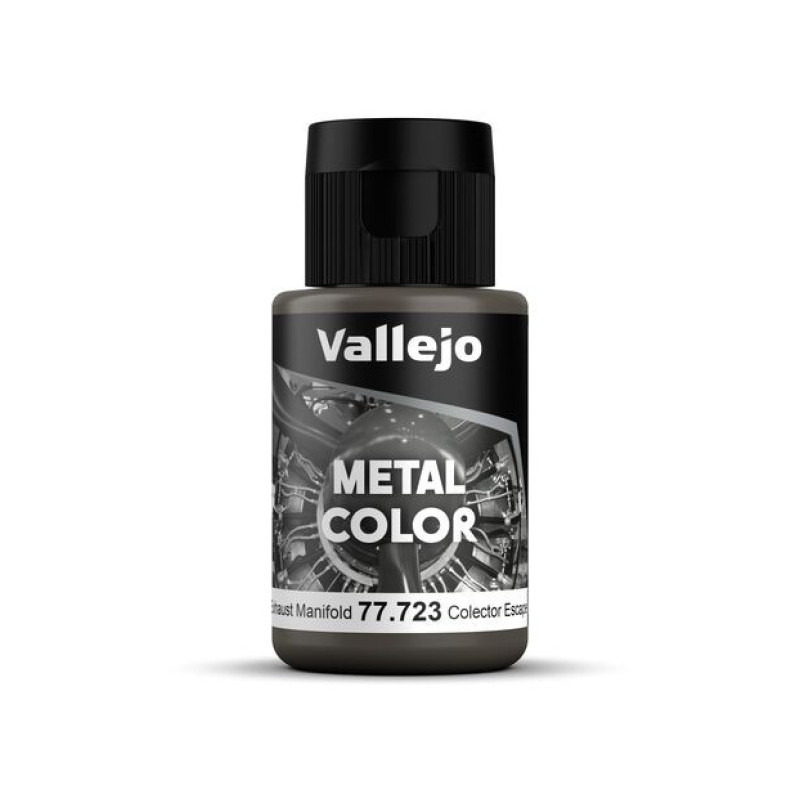 Peinture acrylique Metal Color Exhaust Manifold 32ml - VALLEJO 77723