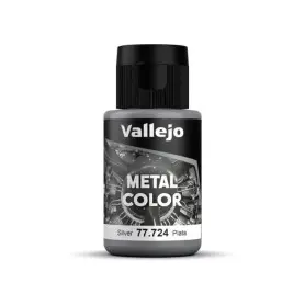 Peinture acrylique Metal Color Silver 32ml - VALLEJO 77724