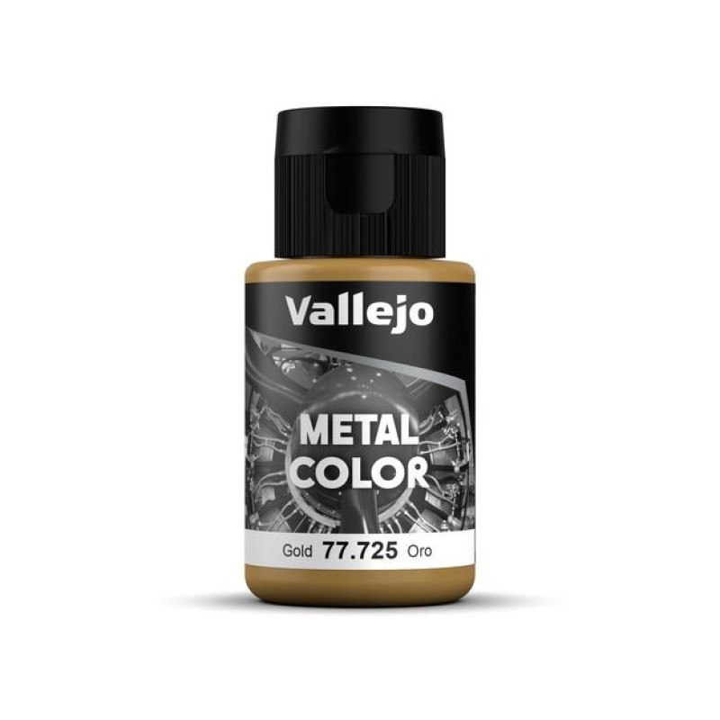 Peinture acrylique Metal Color Gold 32ml - VALLEJO 77725