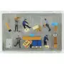 Personnel de gare de marchandises époque III - HO 1/87 - PREISER 10581