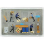 Personnel de gare de marchandises époque III - HO 1/87 - PREISER 10581
