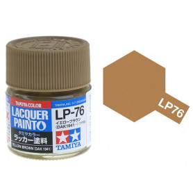 Tamiya LP-76 - Brun jaunâtre mat (DAK 1941) - Peinture laquée 10 ml