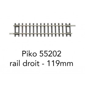 Piko 55202 - Voie A - rail droit G119 119mm - HO