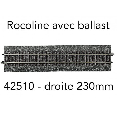 Rail 230 mm Ballast Souple-HO 1/87-ROCO 42510 