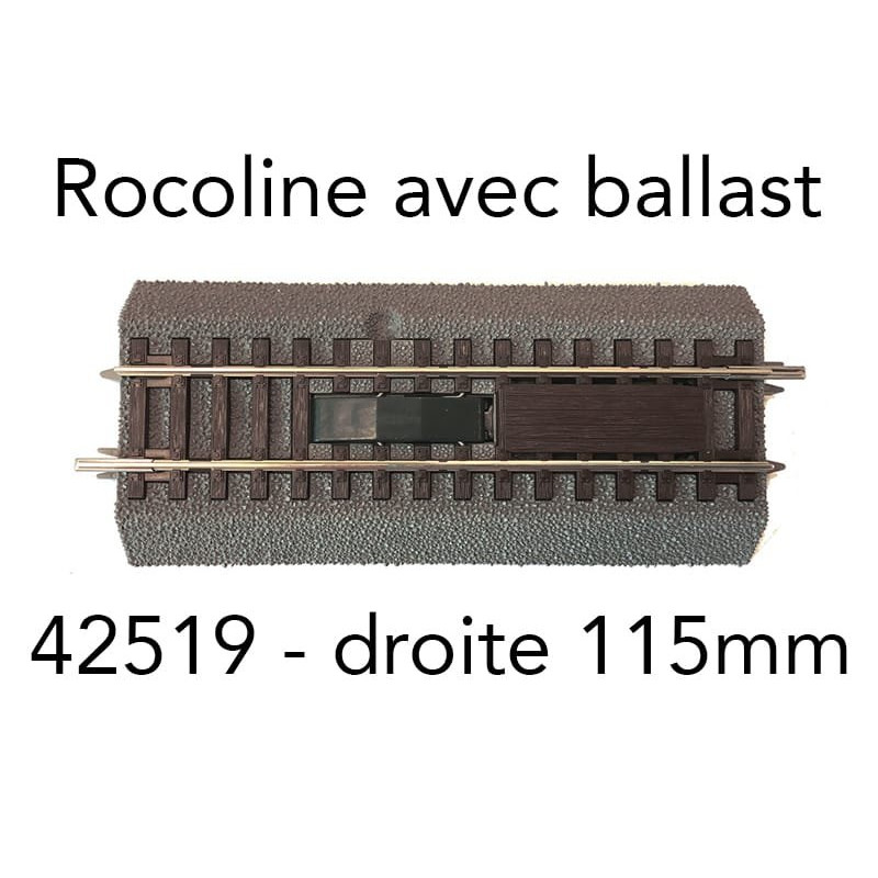Découpleur électrique (G½) Rocoline ballast souple - HO 1/87 - ROCO 42519