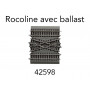 Pièce de jonction de voie double DGV15 Rocoline - HO 1/87 - ROCO 42598