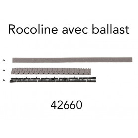 Ballast de voie pour Rocoline ballast souple - HO 1/87 - ROCO 42660