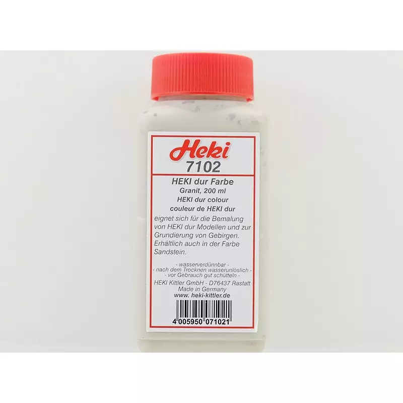 HEKI 7102 - peinture acrylique pour décor couleur gris granit 200 ml