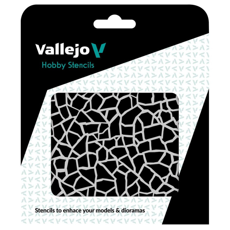 Pochoirs Vallejo : Camouflage Girafe Luftwaffe WWII 125 X - VALLEJO ST-CAM003