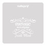 Pochoirs Vallejo : Panneau Moto Vintage 125 X 125 Mm - VALLEJO ST-LET005