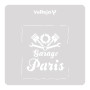 Pochoirs Vallejo : Panneau Garage Vintage 125 X 125 Mm - VALLEJO ST-LET001