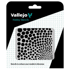 Pochoirs Vallejo : Textures Circulaires 125 X 125 Mm - VALLEJO ST-SF002