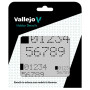 Pochoirs Vallejo : Chiffres Numériques 125 X 125 Mm - VALLEJO ST-SF004