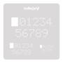 Pochoirs Vallejo : Chiffres Numériques 125 X 125 Mm - VALLEJO ST-SF004