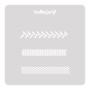 Pochoirs Vallejo : Marques De Pneus 125 X 125 Mm - VALLEJO ST-TX002