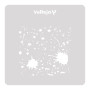 Pochoirs Vallejo : Éclaboussures Et Taches 125 X 125 Mm - VALLEJO ST-TX003