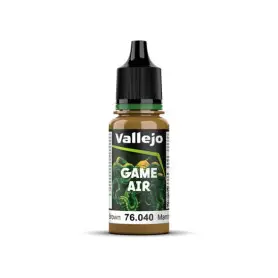 Peinture acrylique Game Air Leather Brown 18ml - VALLEJO 76040
