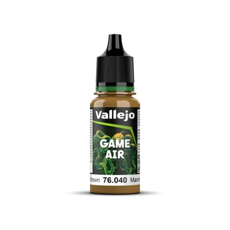 Peinture acrylique Game Air Leather Brown 18ml - VALLEJO 76040