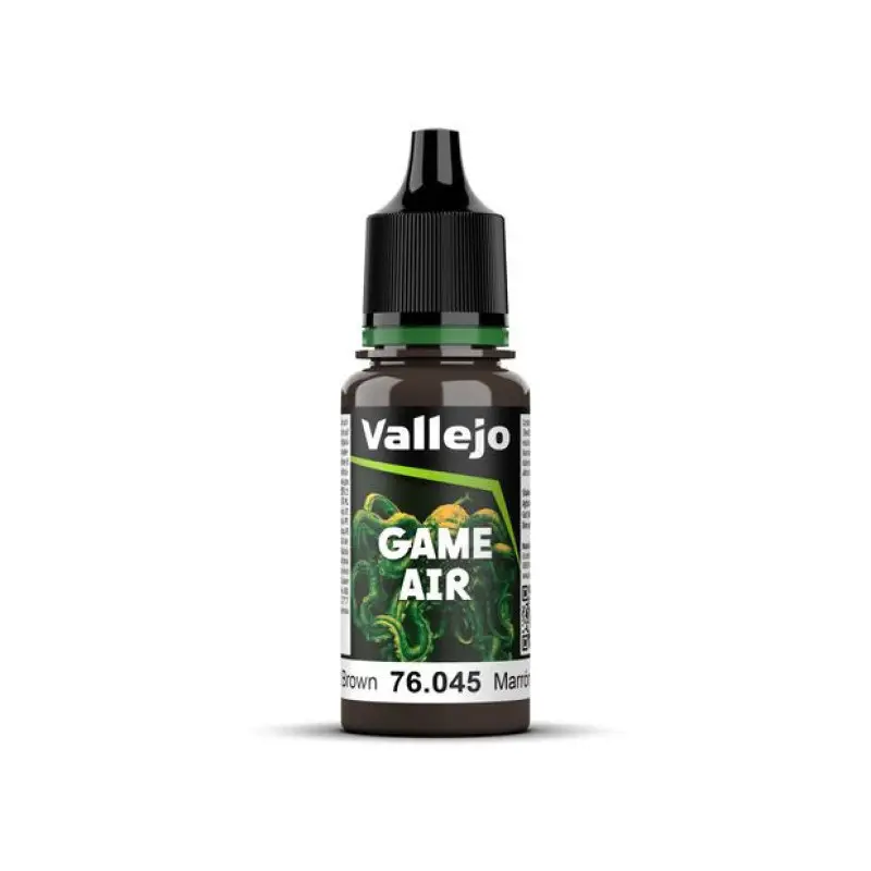 Peinture acrylique Game Air Charred Brown 18ml - VALLEJO 76045