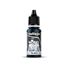 Peinture acrylique Model Color Gunmetal Blue 18ml - VALLEJO 70800