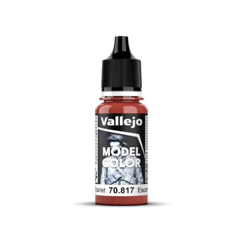 Peinture acrylique Model Color Scarlet 18ml - VALLEJO 70817