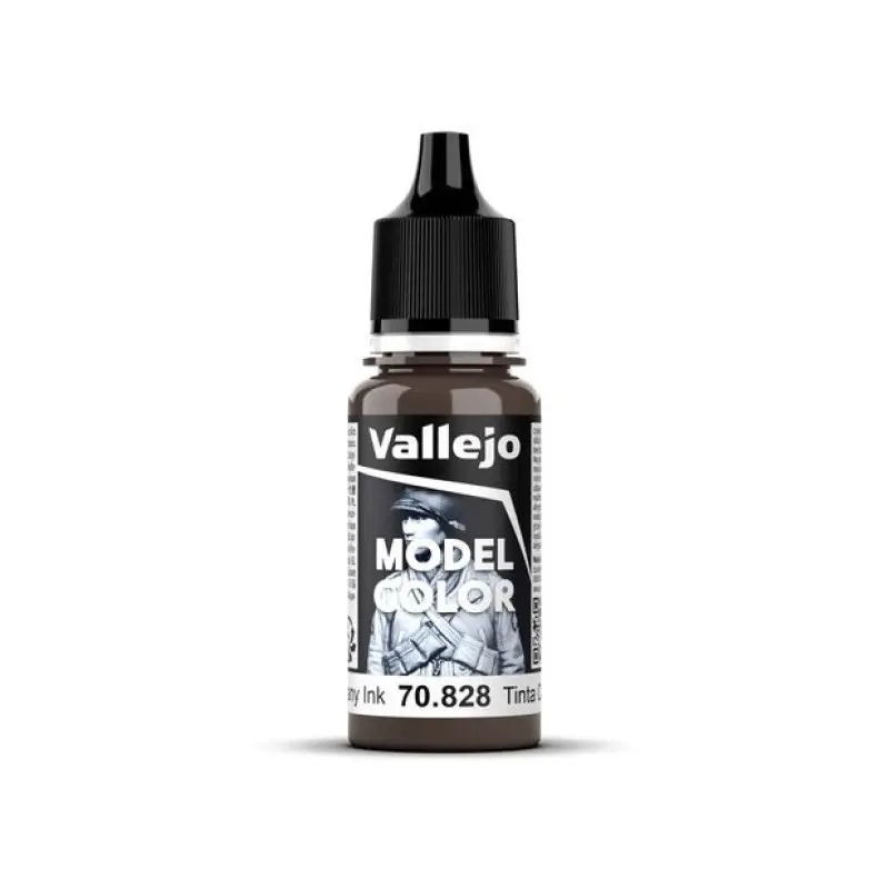 Peinture acrylique Model Color Mahogany Ink 18ml - VALLEJO 70828