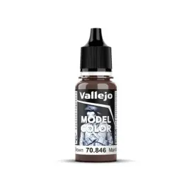 Peinture acrylique Model Color Mahogany Brown 18ml - VALLEJO 70846