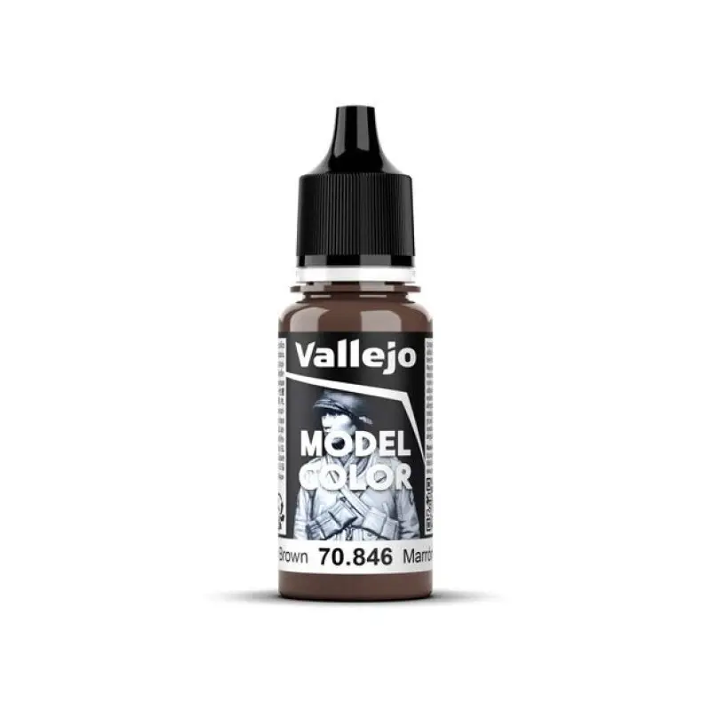 Peinture acrylique Model Color Mahogany Brown 18ml - VALLEJO 70846