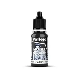 Peinture acrylique Model Color Gloss Black 18ml - VALLEJO 70861