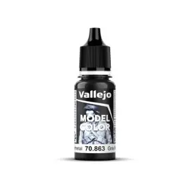 Peinture acrylique Model Color Gunmetal Grey 17ml - VALLEJO 70863