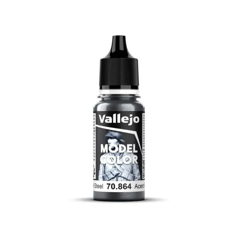 Peinture acrylique Model Color Natural Steel 18ml - VALLEJO 70864